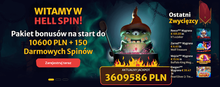 Bonus powitalny w kasynie HellSpin