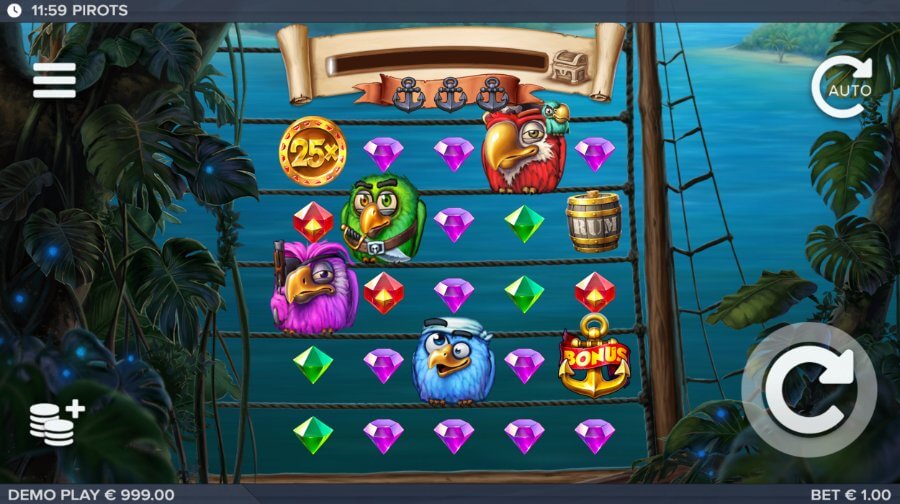 Gra Pirots w kasynie 21.com