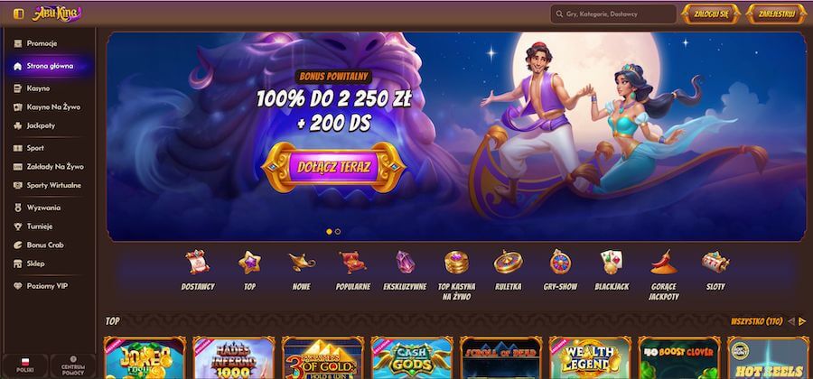 AbuKing bonus powitalny
