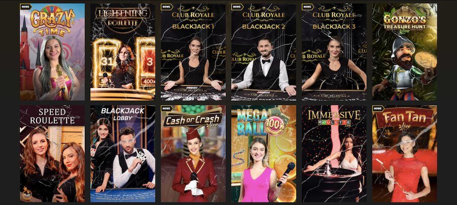 Casinoly kasyno na żywo