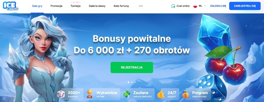 Kasyno na prawdziwe pieniądze IceCasino