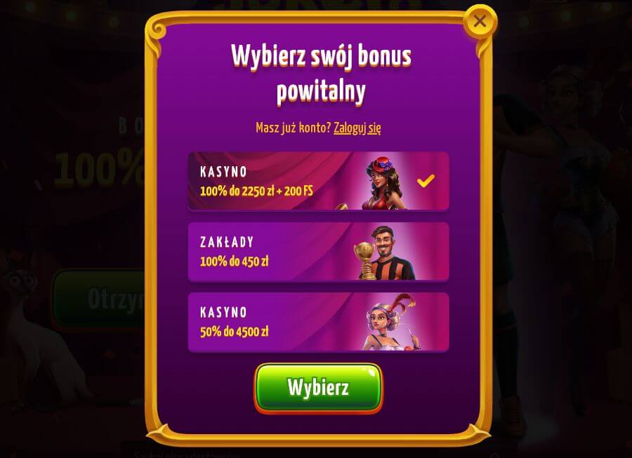 Rejestracja w Joker8
