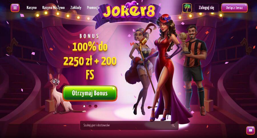 Joker8 bonus powitalny