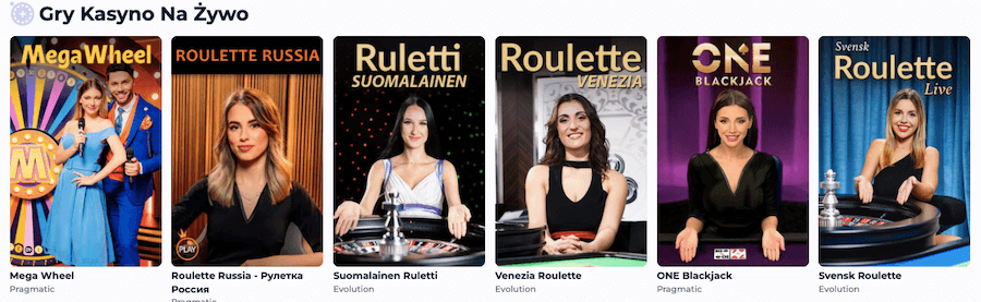 Kasyno na żywo w Light Casino