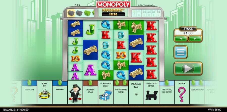 Maszyna online Monopoly Megaways 