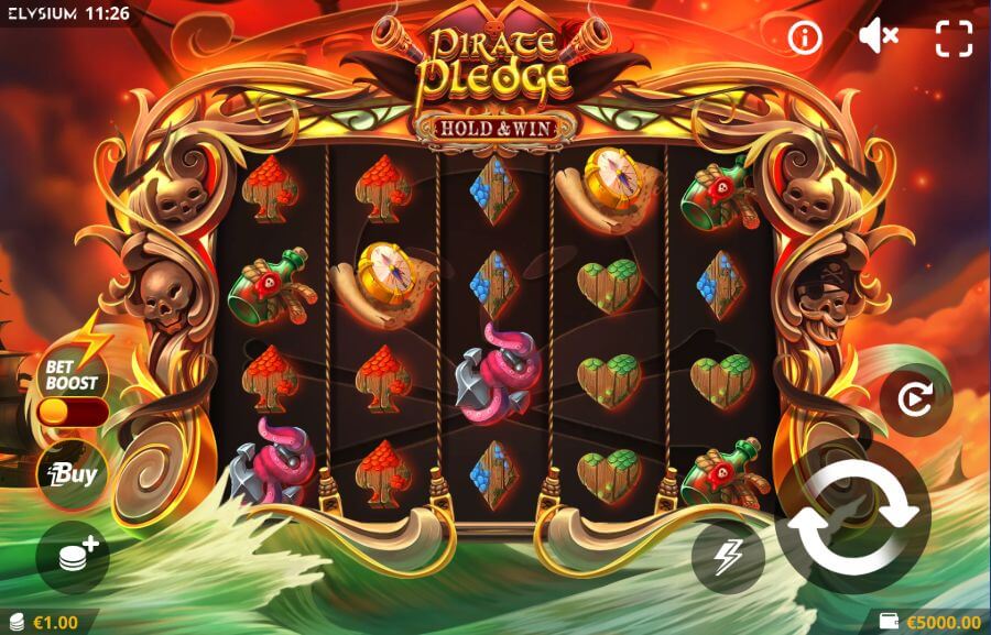 Pistolo gra Pirate Pledge