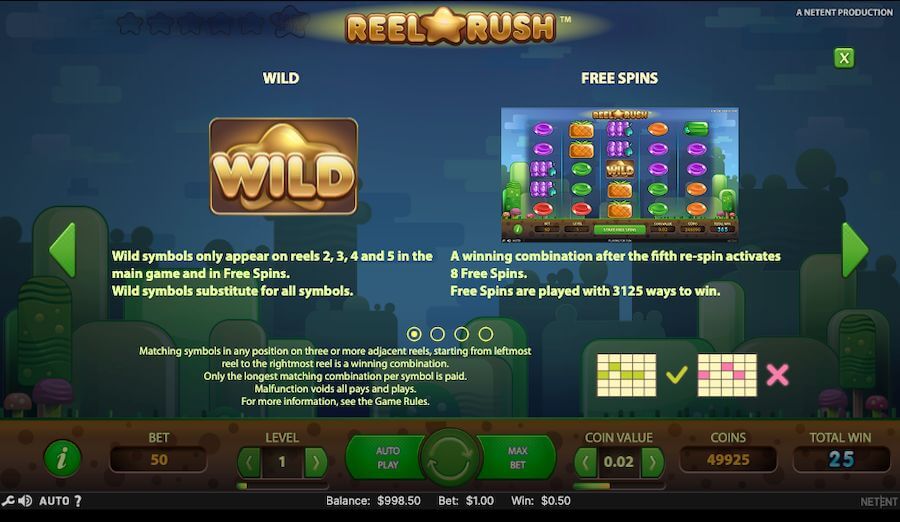 Reel Rush symbol Wild 