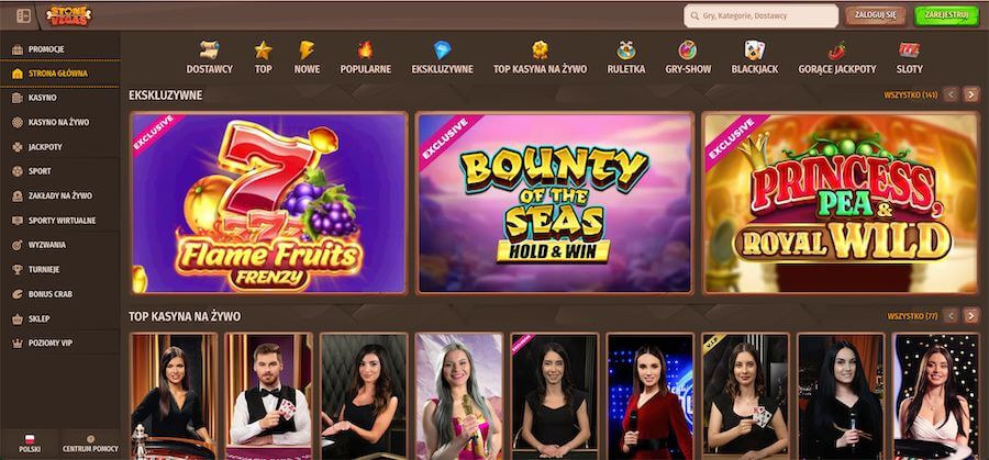 StoneVegas ekskluzywne gry online