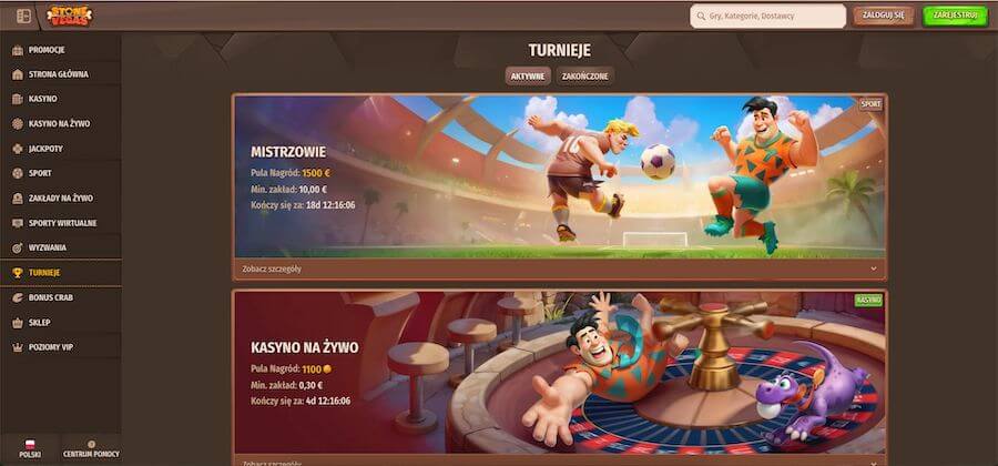 StoneVegas Casino turnieje