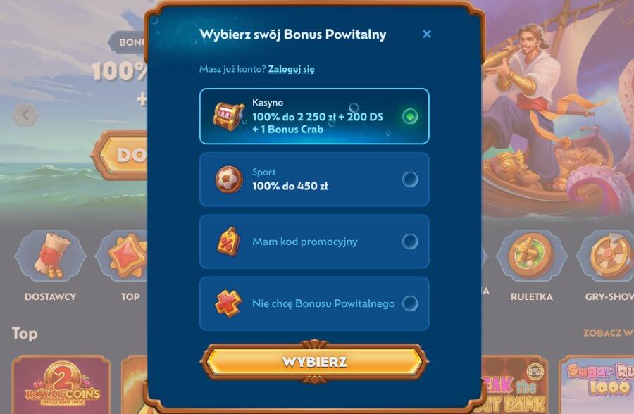 Rejestracja Winbay