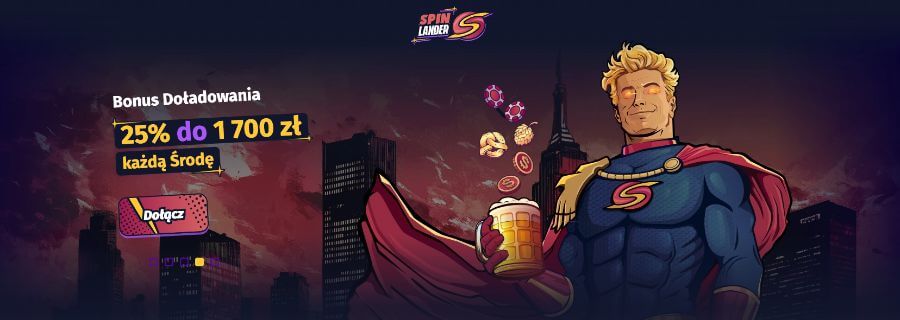 bonus powitalny w kasynie spinlander