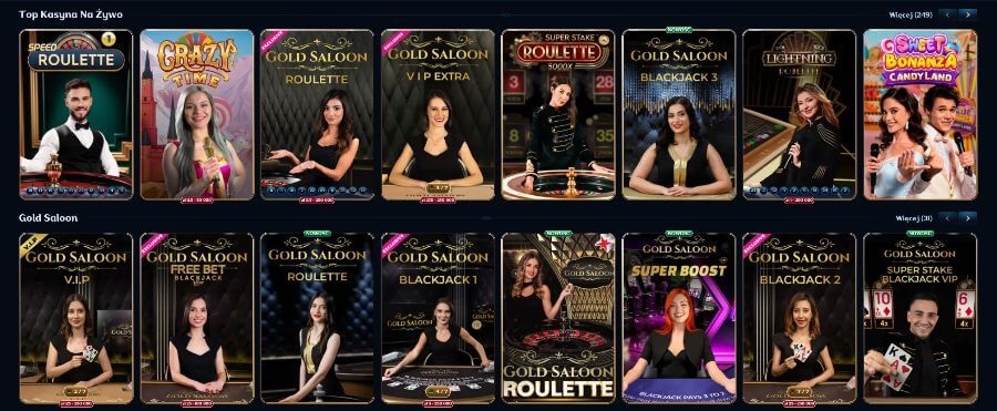 kasyno na żywo w kasynie millioner