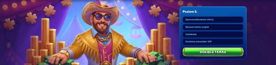 program vip w kasynie spins of glory