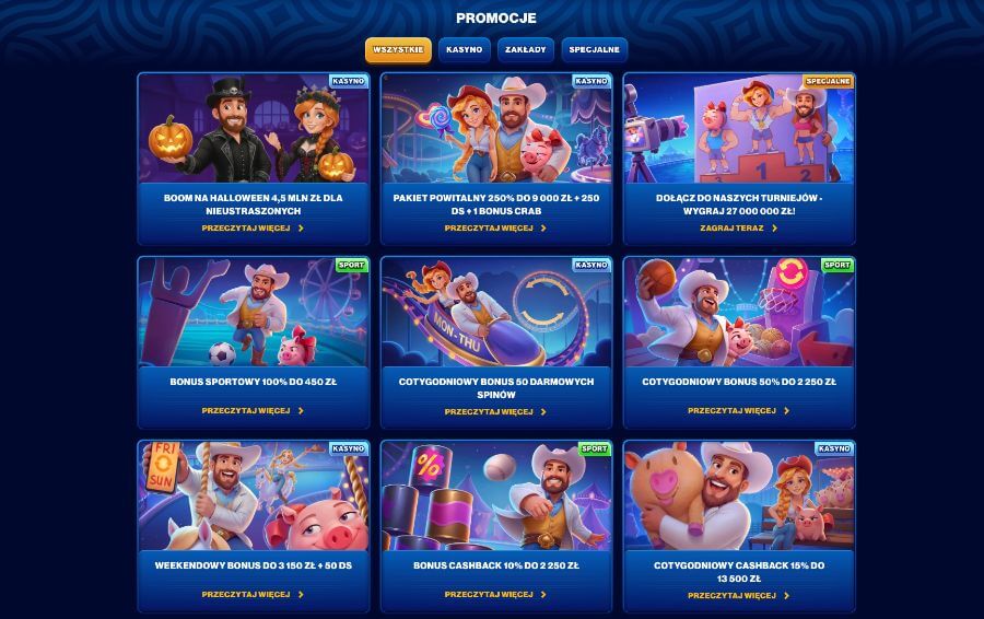 promocje w kasynie spins of glory