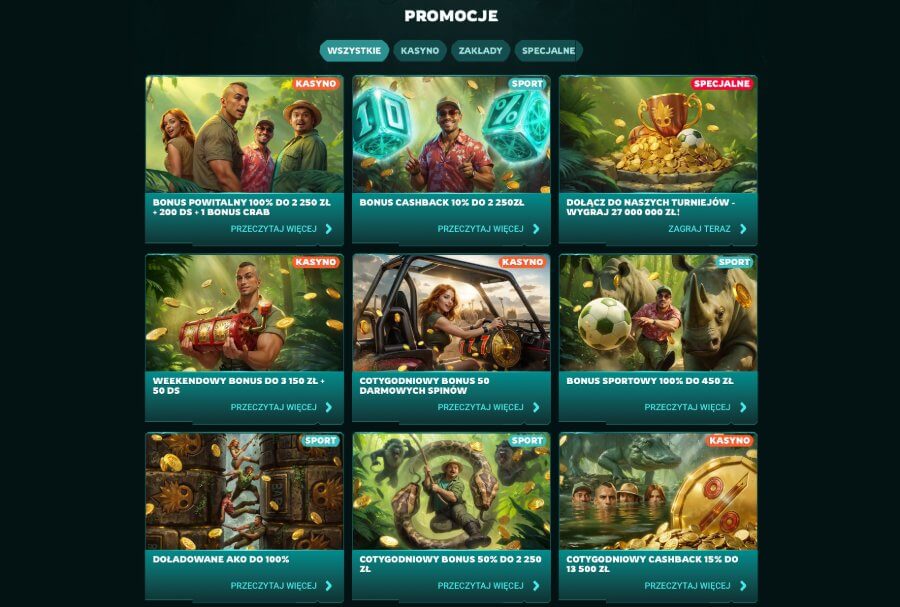 Promocje dostępne w kasynie PlayiO