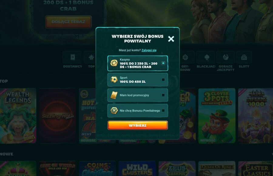 Rejestracja konta w kasynie PlayiO