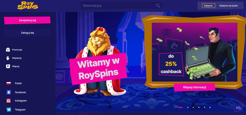 Royspins kasyno strona startowa