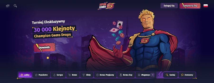 strona główna kasyna spinlander