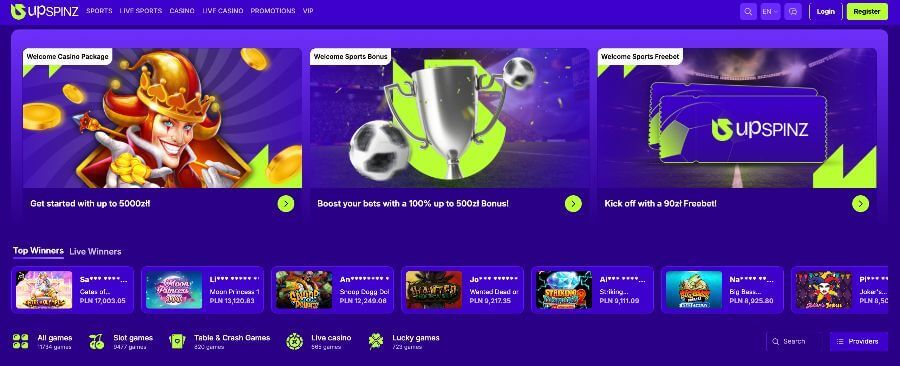 strona startowa upspinz