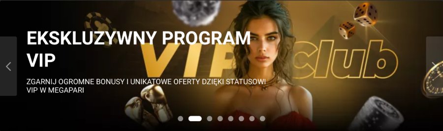 Program VIP dostępny w kasynie Megapari