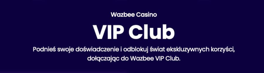 Vip program w kasynie WazBee